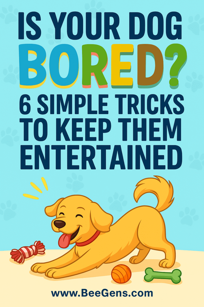 A happy dog is a tired dog!