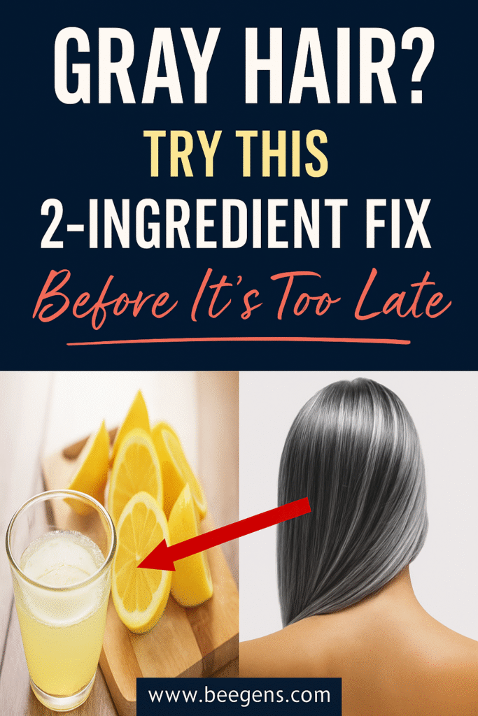 Gray Hair Back to Its Normal Color