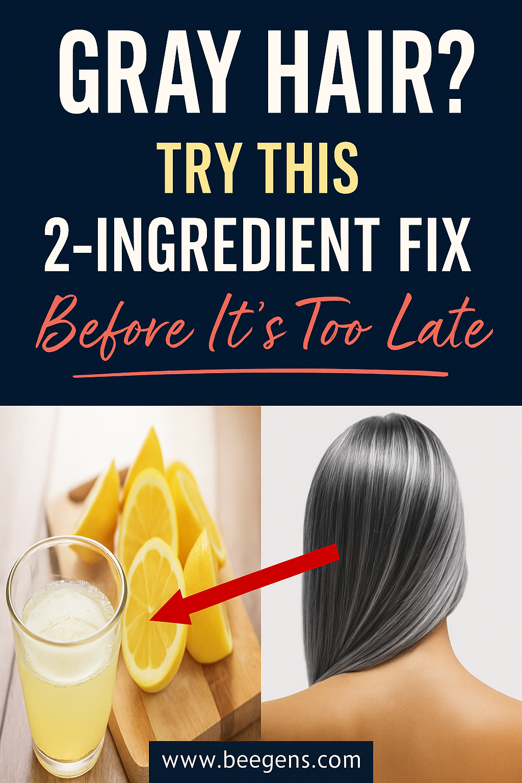 Gray Hair Back to Its Normal Color